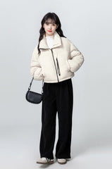 Short Collar Warm Puffer Jacket