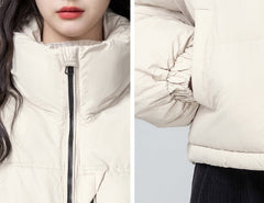 Short Collar Warm Puffer Jacket