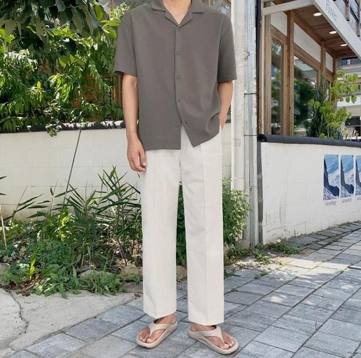 Short Sleeve Cuban Collar Shirt