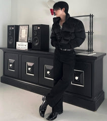 Short Stand Collar Padded Jacket