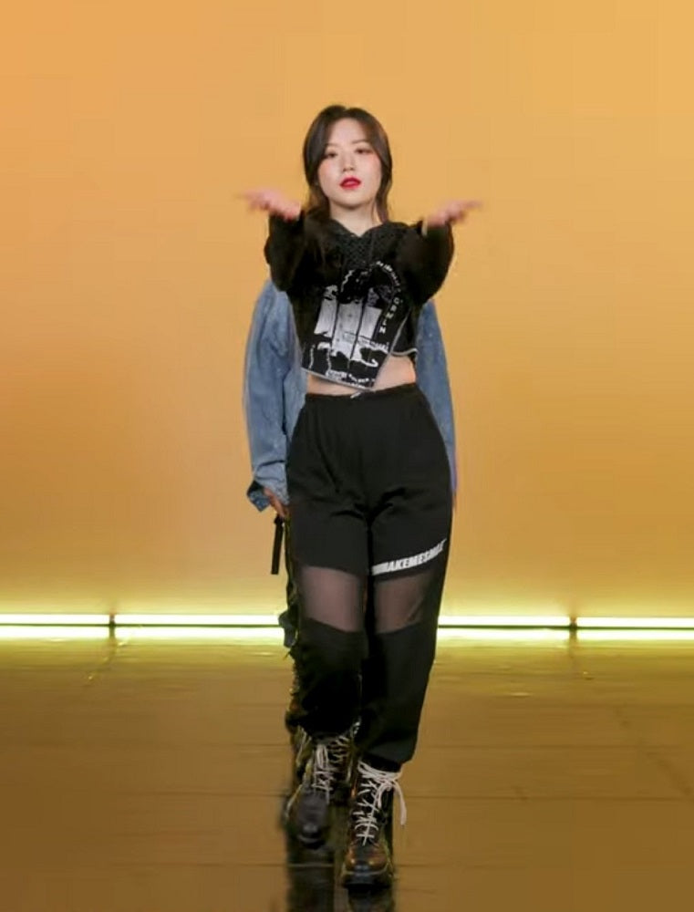 Black Irregular Cut Long Sleeve T-Shirt