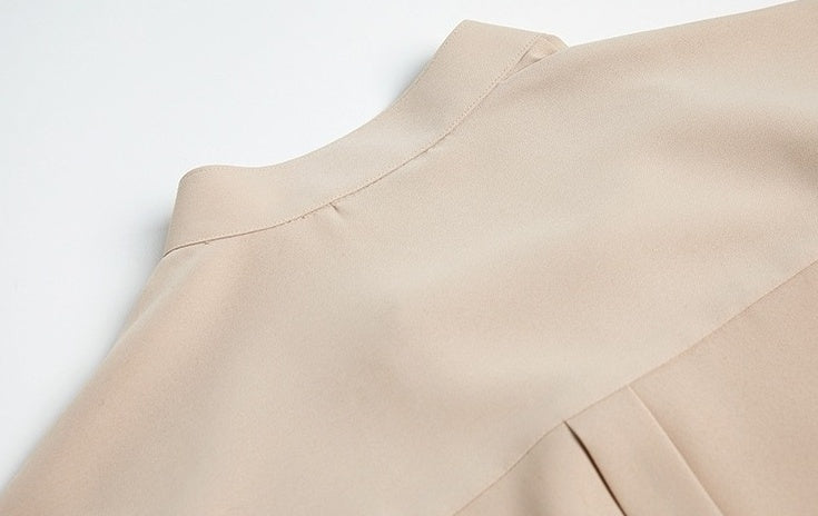 Silky Vneck Long Sleeve Shirt