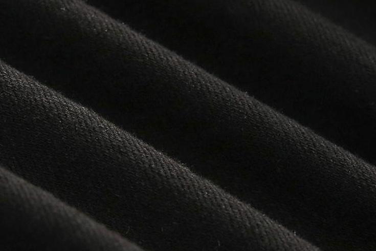 Slim Black Denim Pants With Stretch