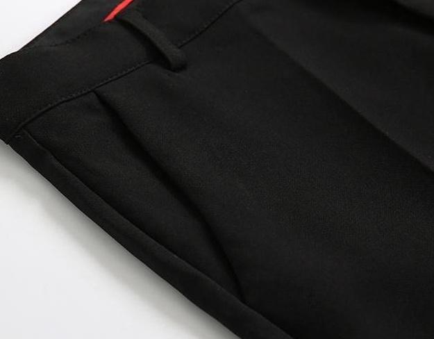 Slim Fit Black Dress Pants