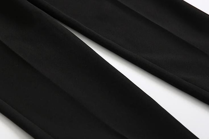 Slim Fit Black Dress Pants