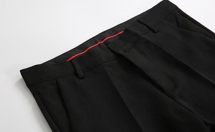 Slim Fit Black Dress Pants