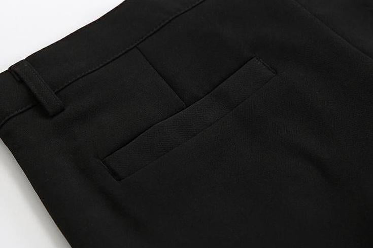 Slim Fit Black Dress Pants