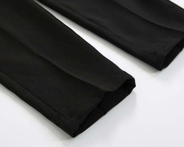 Slim Fit Black Dress Pants