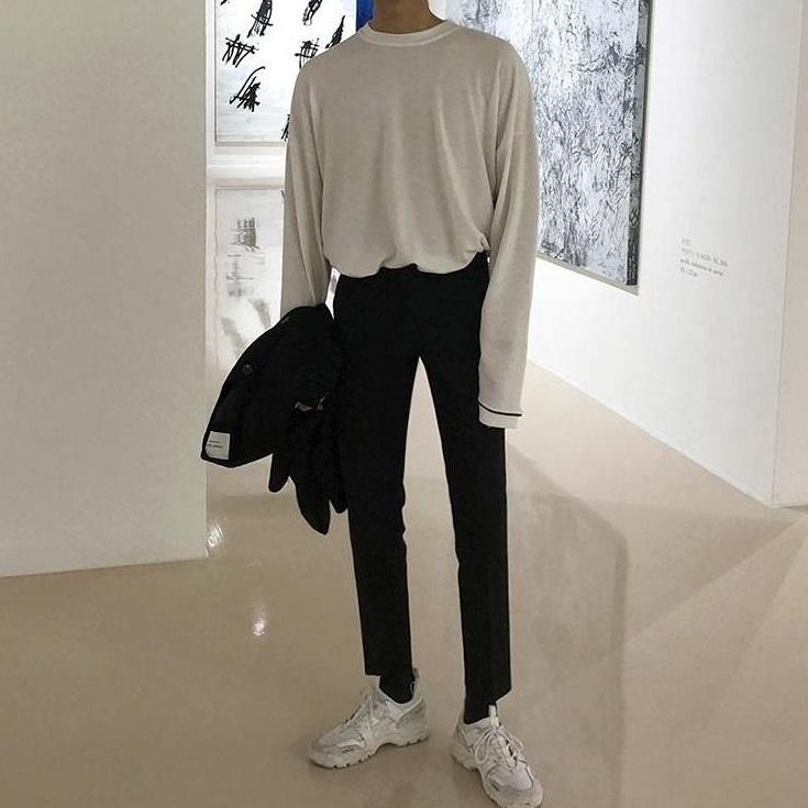 Slim Fit Black Dress Pants