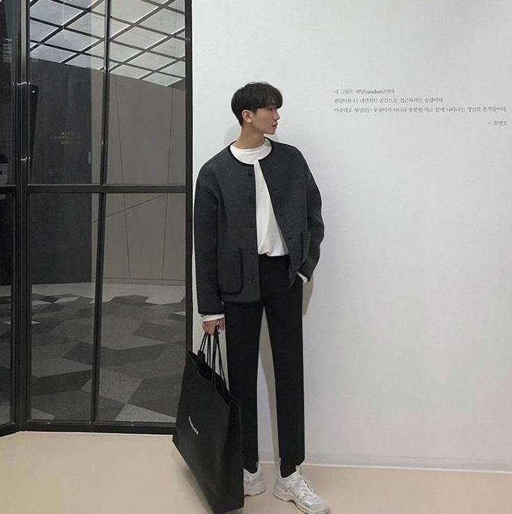 Slim Fit Black Dress Pants