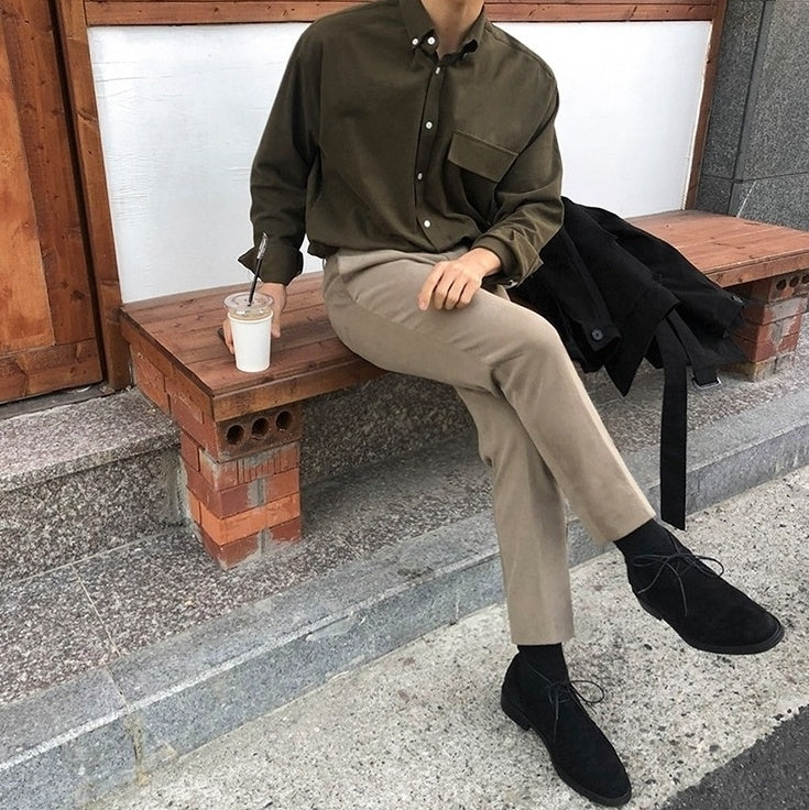 Slim Fit Casual Trousers