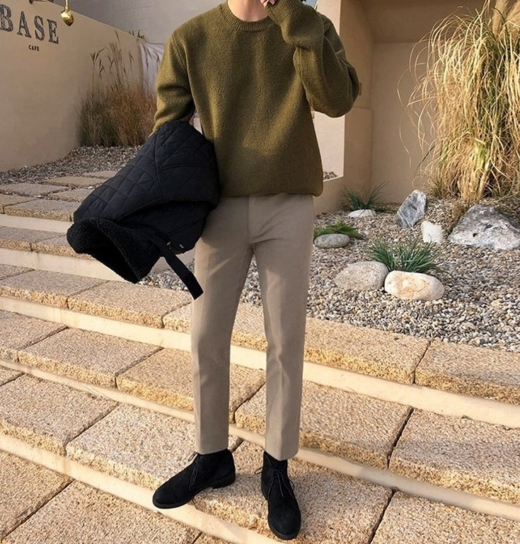 Slim Fit Casual Trousers