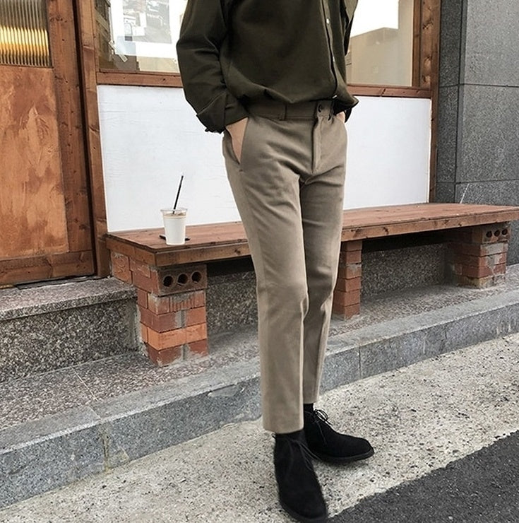Slim Fit Casual Trousers