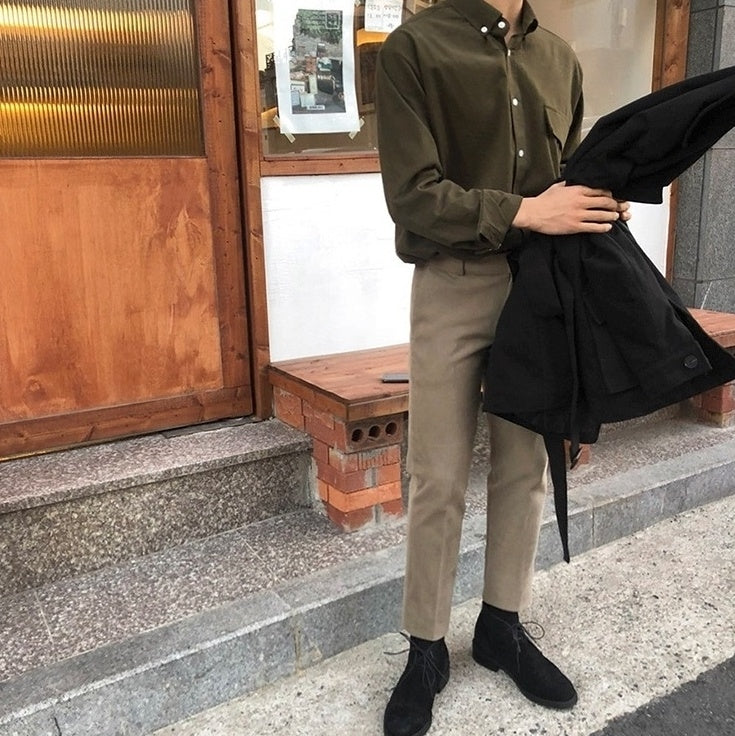 Slim Fit Casual Trousers