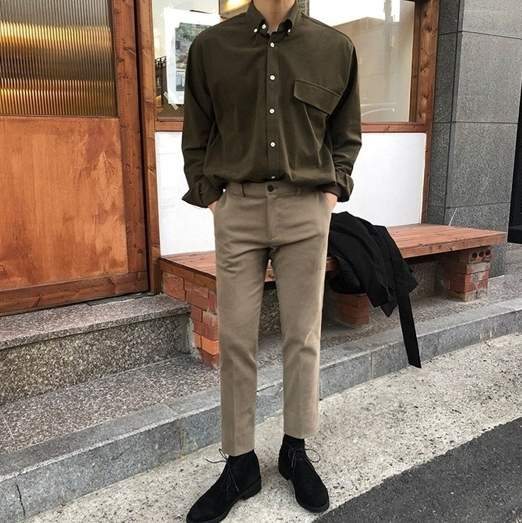 Slim Fit Casual Trousers