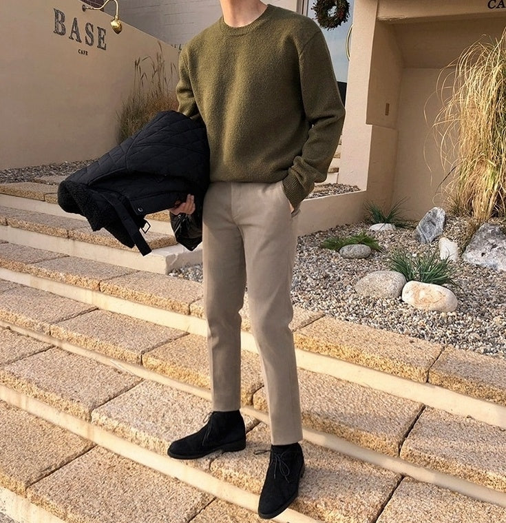Slim Fit Casual Trousers