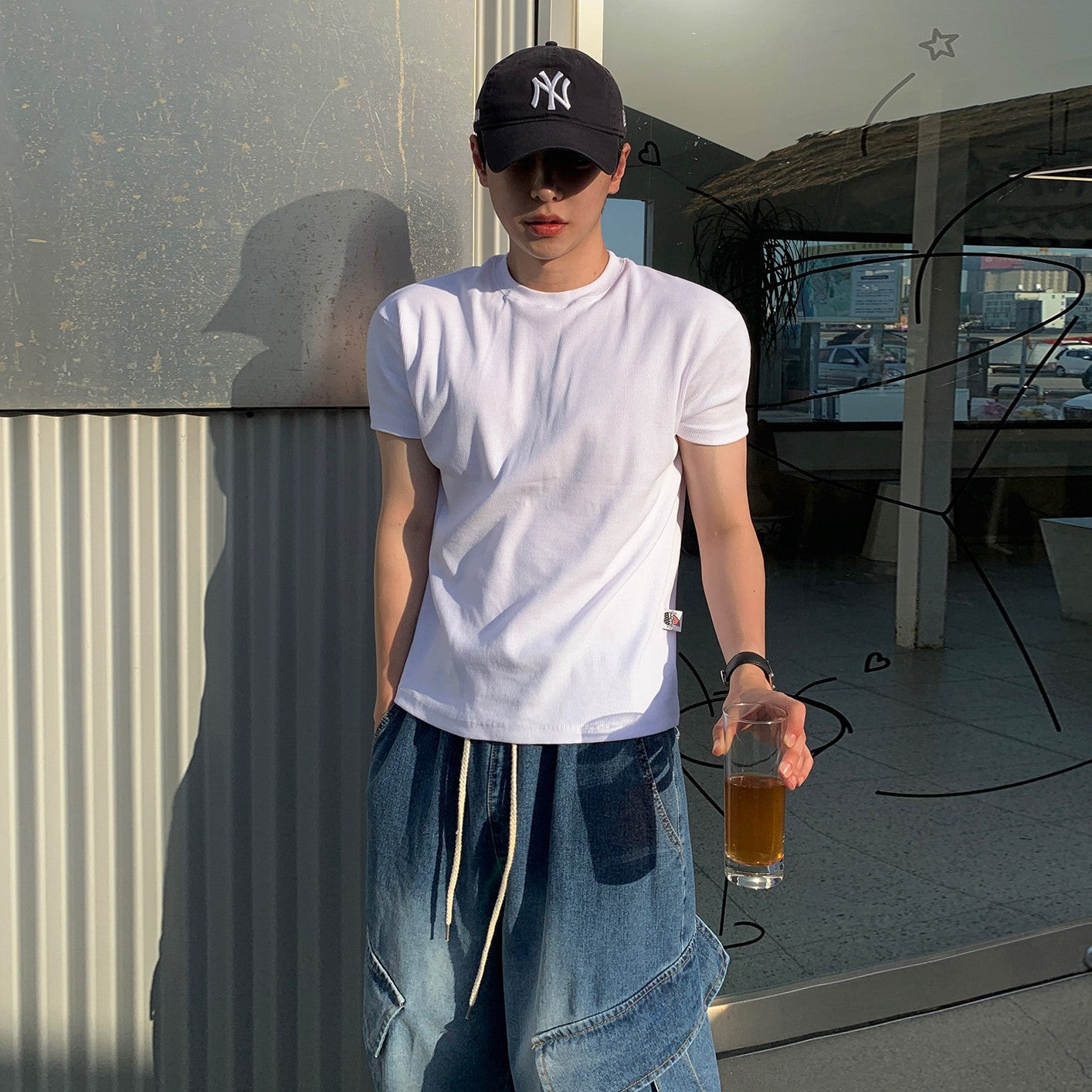 Slim Fit Short Sleeve Clean Style T Shirt