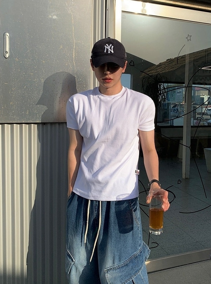 Slim Fit Short Sleeve Clean Style T Shirt