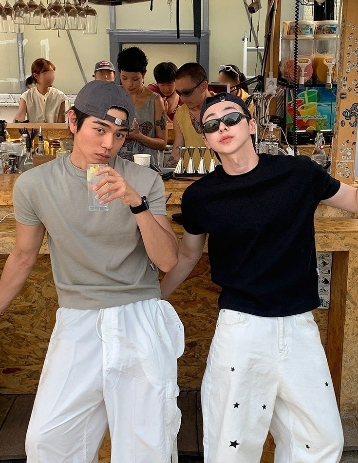 Slim Fit Short Sleeve Clean Style T Shirt