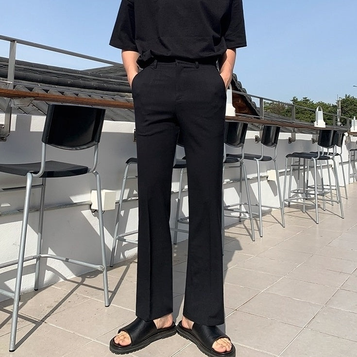 Slim Fit Summer Flare Trousers