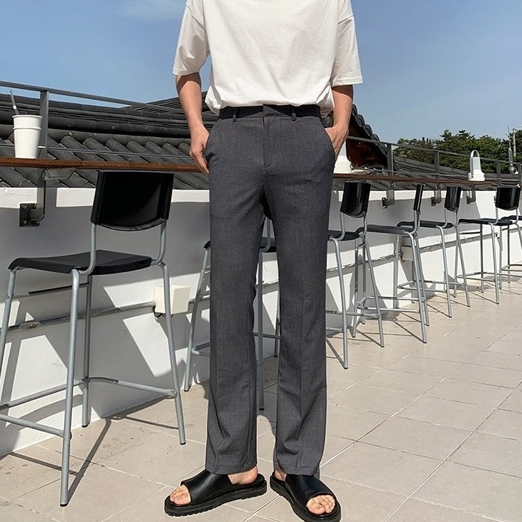 Slim Fit Summer Flare Trousers