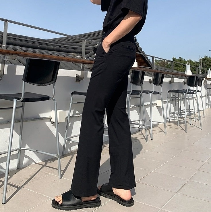 Slim Fit Summer Flare Trousers