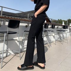 Slim Fit Summer Flare Trousers