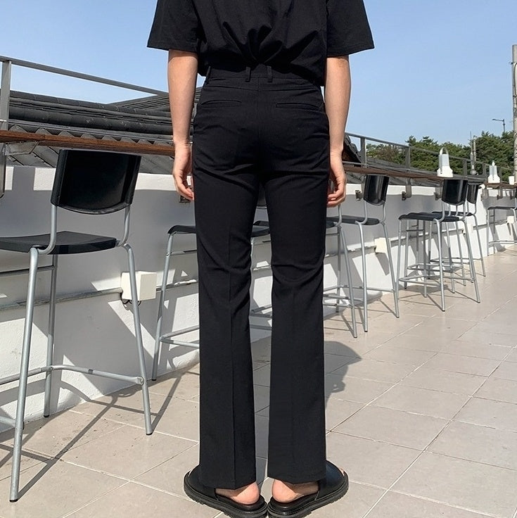 Slim Fit Summer Flare Trousers