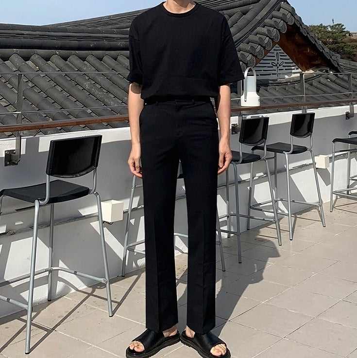 Slim Fit Summer Flare Trousers