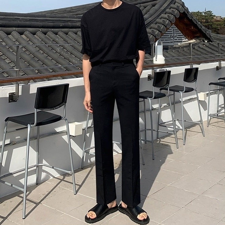 Slim Fit Summer Flare Trousers