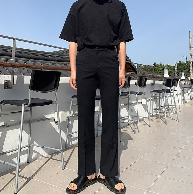 Slim Fit Summer Flare Trousers