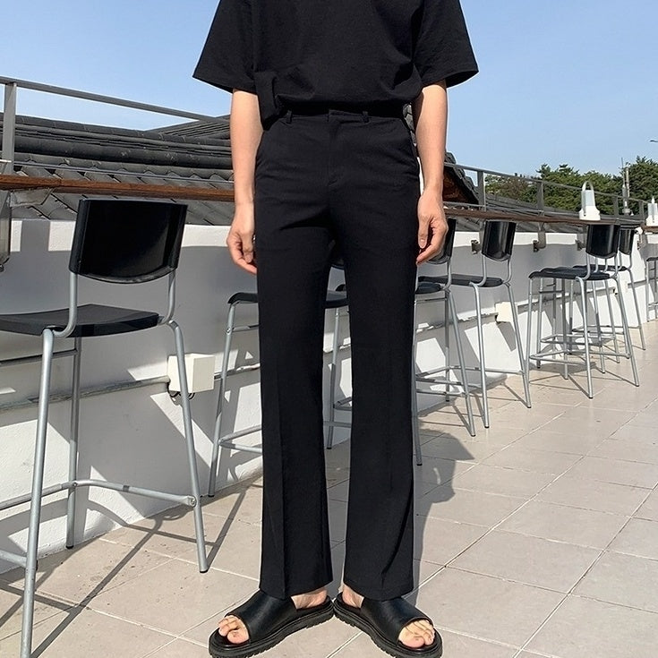 Slim Fit Summer Flare Trousers