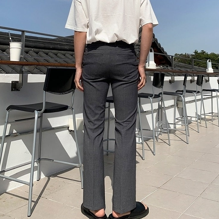 Slim Fit Summer Flare Trousers