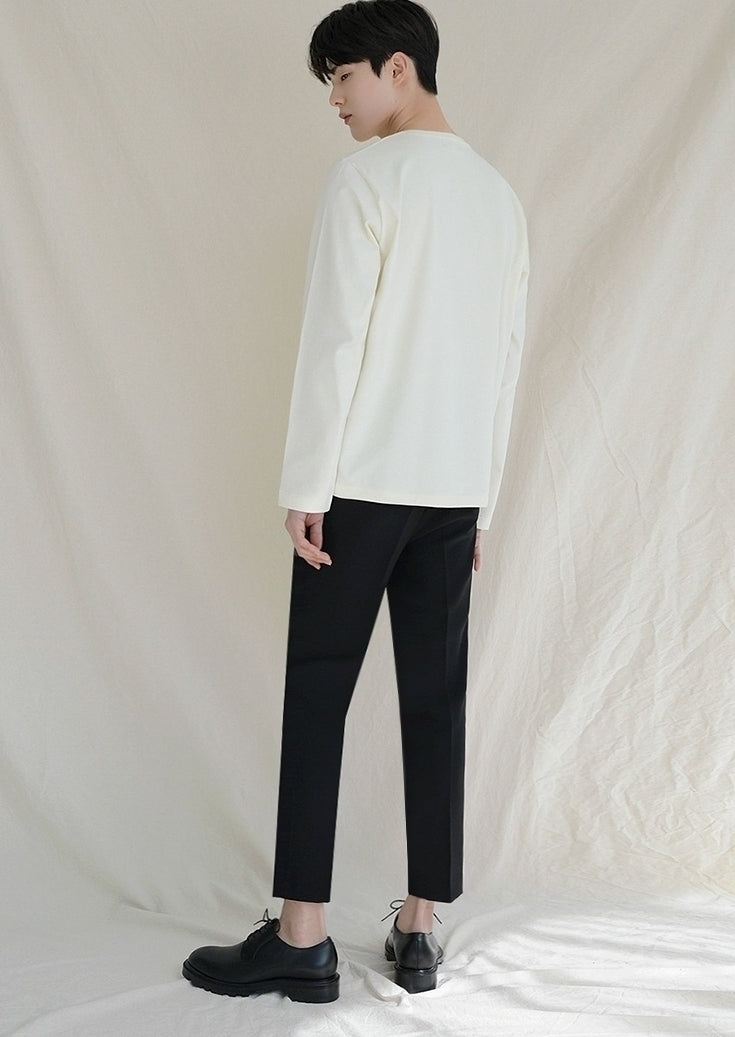 Slim Fit Tapered Suit Pants Wrinkle Free