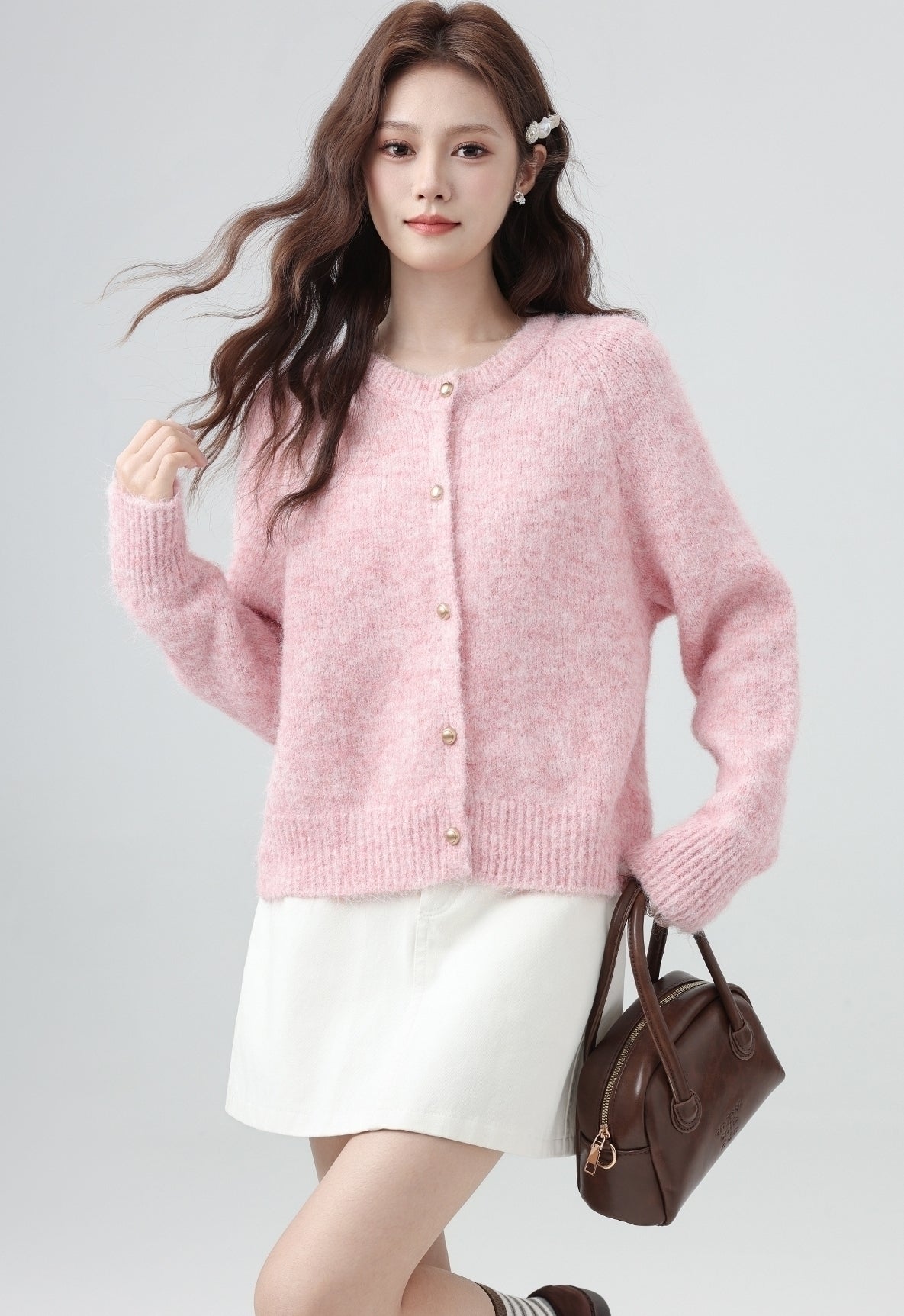 Soft Knit Cardigan Sweater Cozy Autumn Winter Style