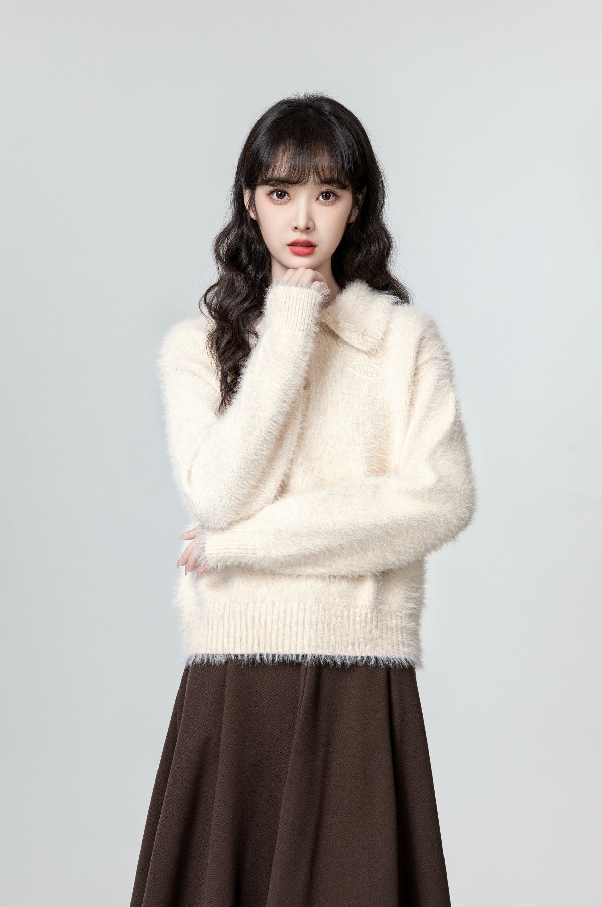 Soft Knit Polo Sweater