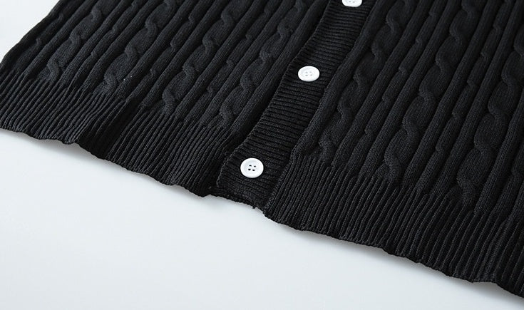 Soft Knit Short Sleeve Cardigan Sweater