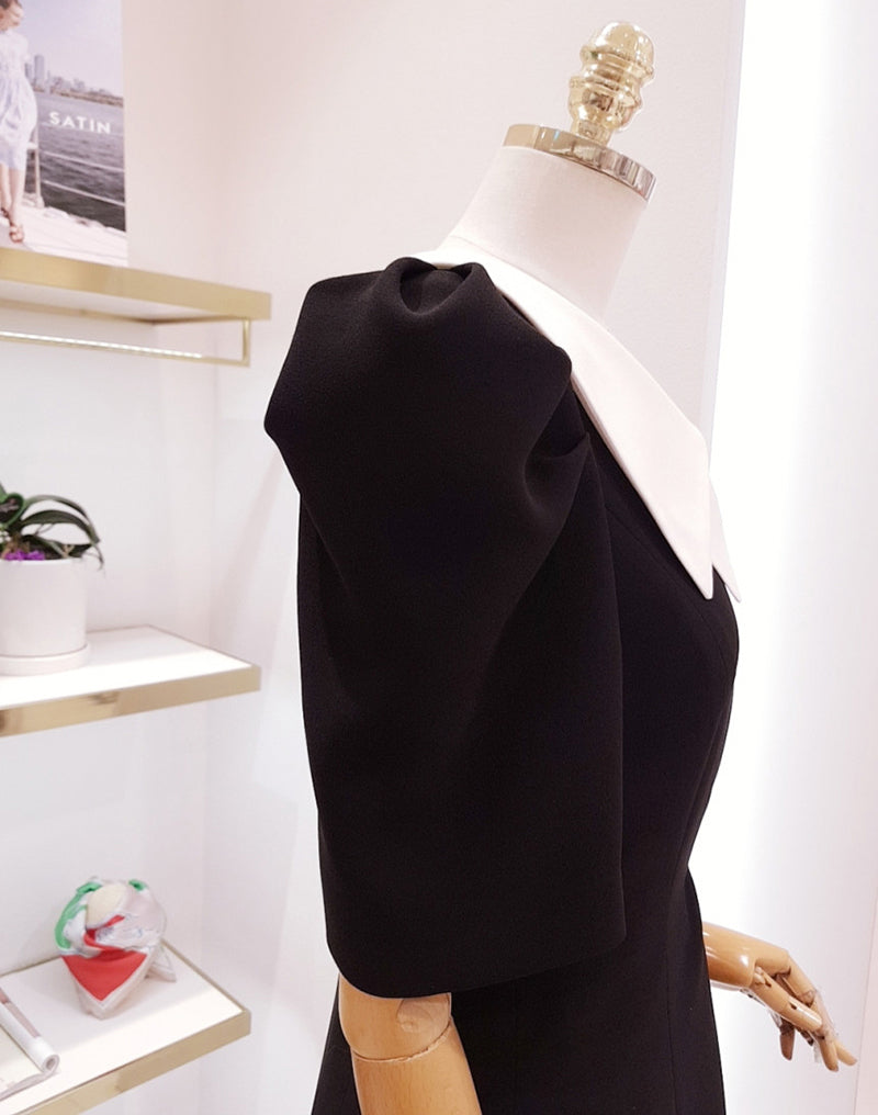 Black Mermaid Tail Dress