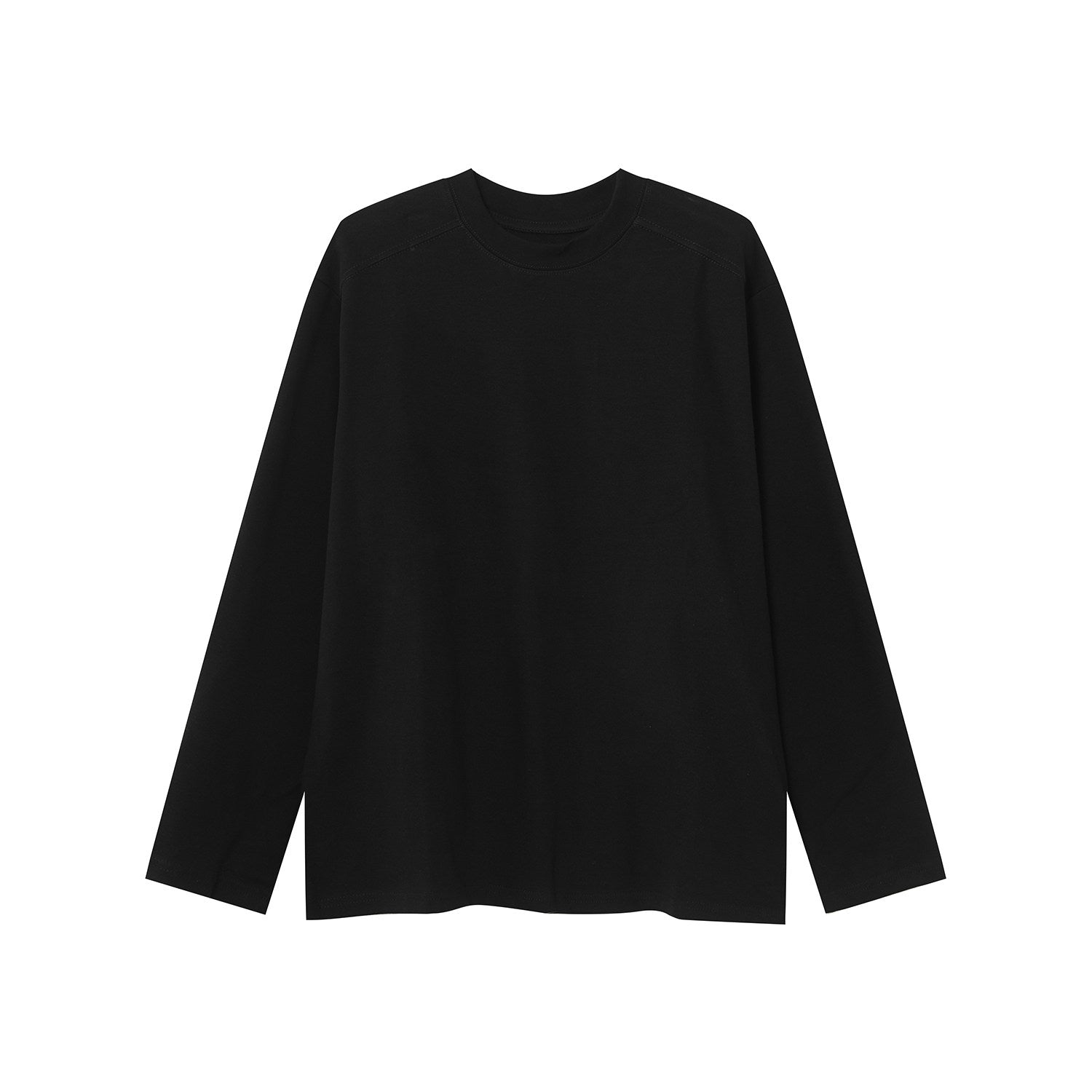 Solid Color Long Sleeve Casual Base Layer Shirt