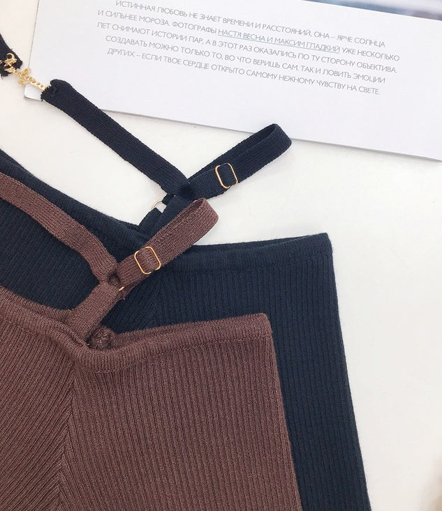 Brown Off-Shoulder Long Dress