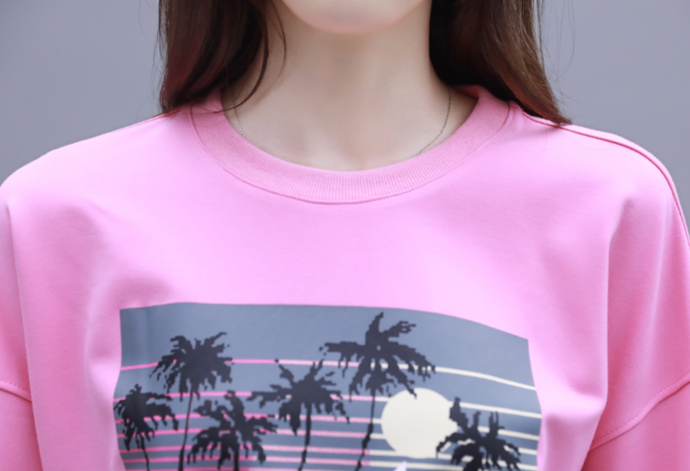 Pink Mind Detergent Cropped Sweatshirt