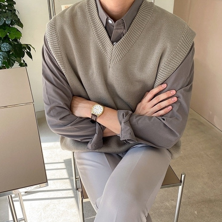 Spring Autumn Business Long Sleeve Shirt Trendy Casual
