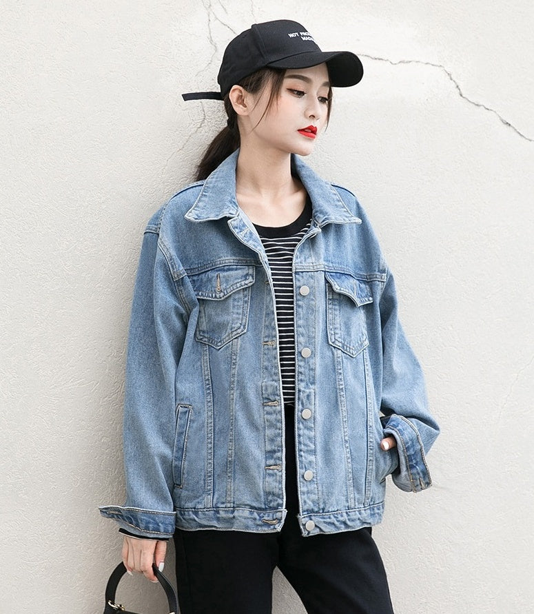 Spring Denim Jacket Casual Style