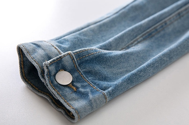 Spring Denim Jacket Casual Style