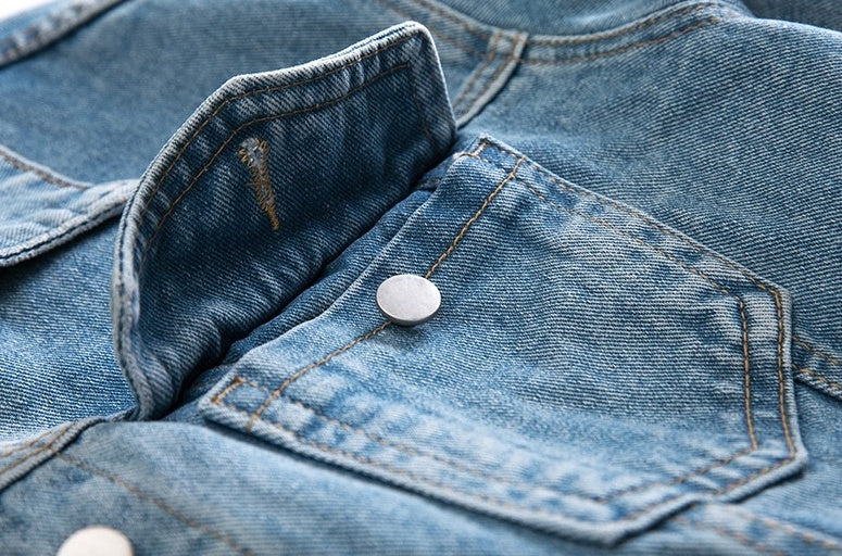 Spring Denim Jacket Casual Style