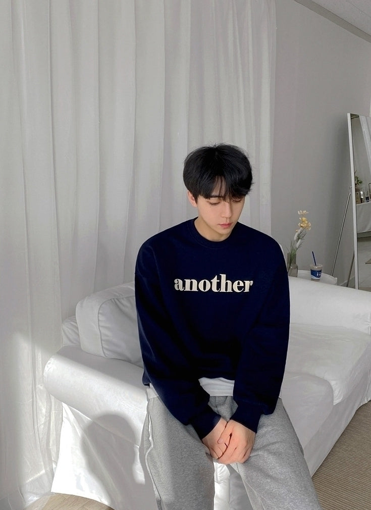 Spring Letter Print Casual Pullover Sweatshirt