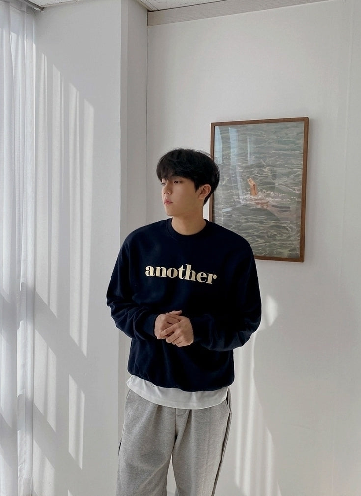 Spring Letter Print Casual Pullover Sweatshirt