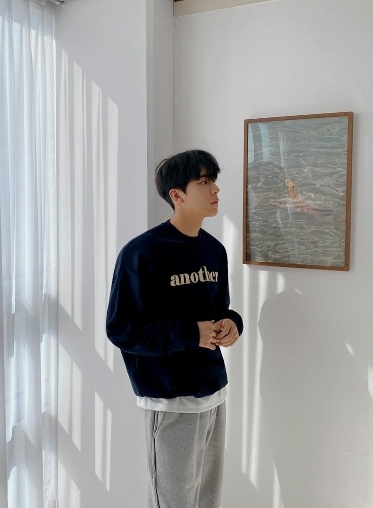Spring Letter Print Casual Pullover Sweatshirt
