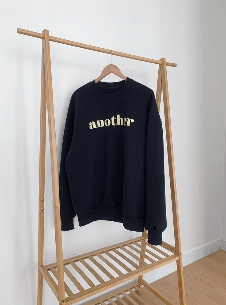 Spring Letter Print Casual Pullover Sweatshirt