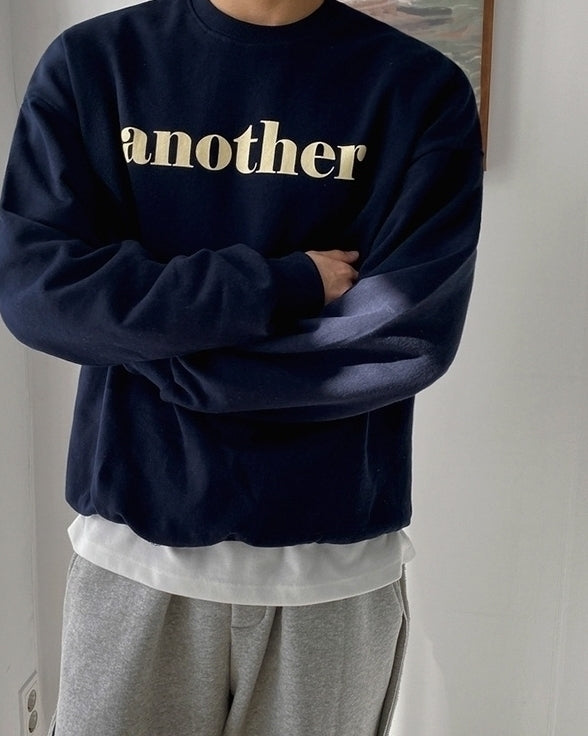 Spring Letter Print Casual Pullover Sweatshirt